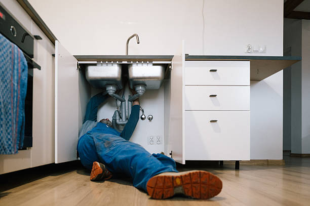 Professional Drain Cleaning technician working in East Andover, NH